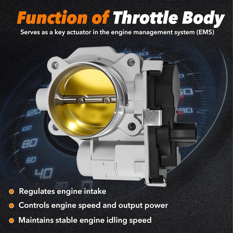 BasaltAuto Electronic Throttle Body 12615516 12694871 Compatible for 2008-2012 Chevrolet HHR Malibu Equinox GMC Terrain Pontiac G6 Buick Lacrosse Saturn Vue [2.4L L4] Engine Only - Image 5